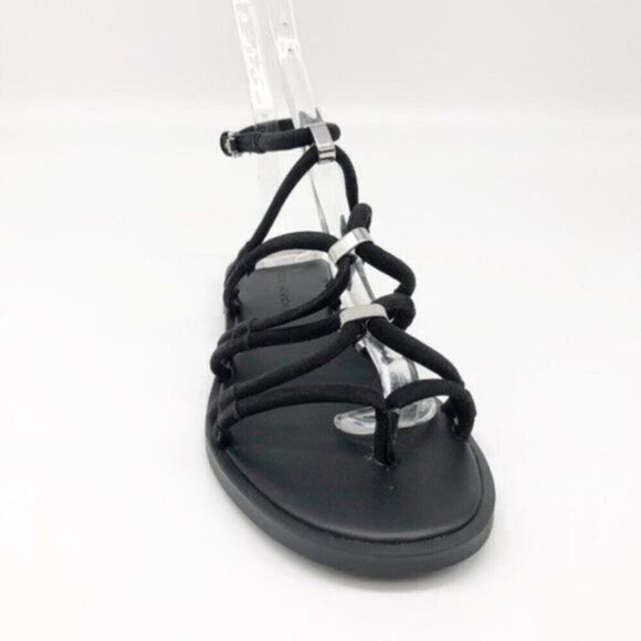 REBECCA MINKOFF Sarle Strappy Black Sandal - Picture 2 of 8